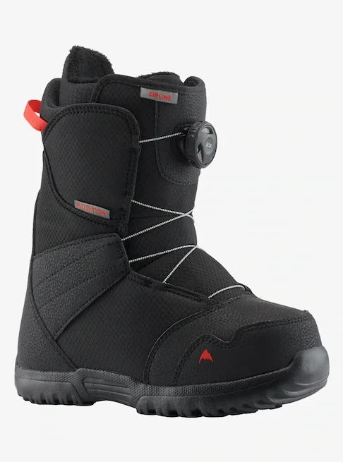 Burton Kids' Zipline BOA® Snowboard Boots Black 2023