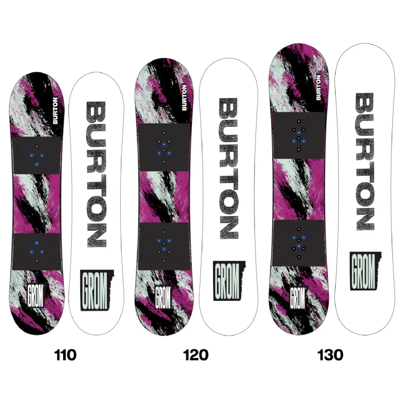 Burton Youth Grom Snowboard 2025 Purple/Teal